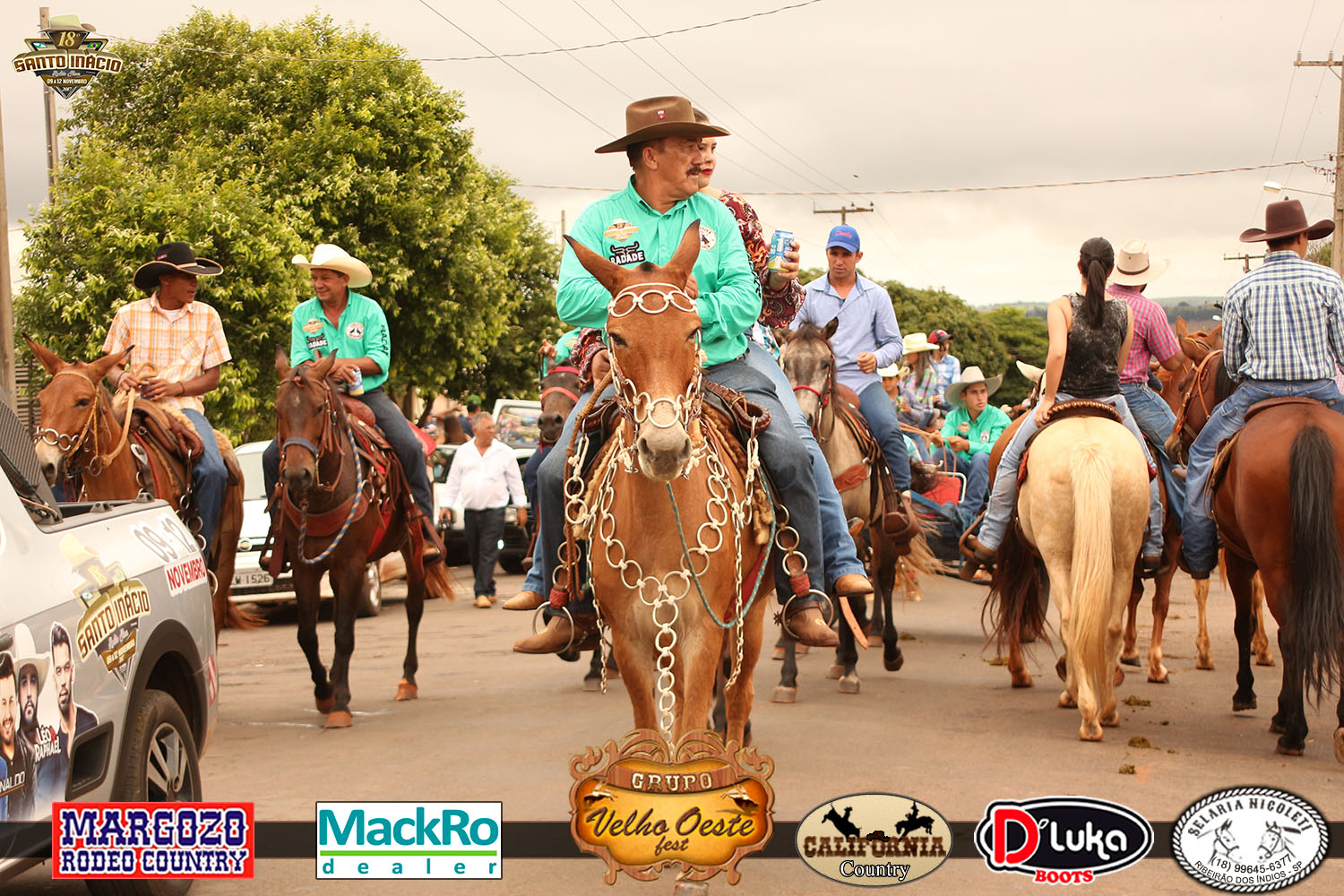 Cavalgada 18Âº Santo Inacio Rodeio Show